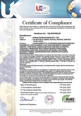 UK Certification
